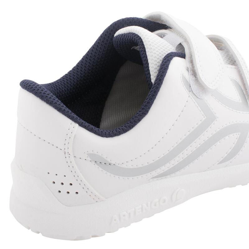 Scarpe da ginnastica bambino TS 100 con strap bianche dal 26 al 39