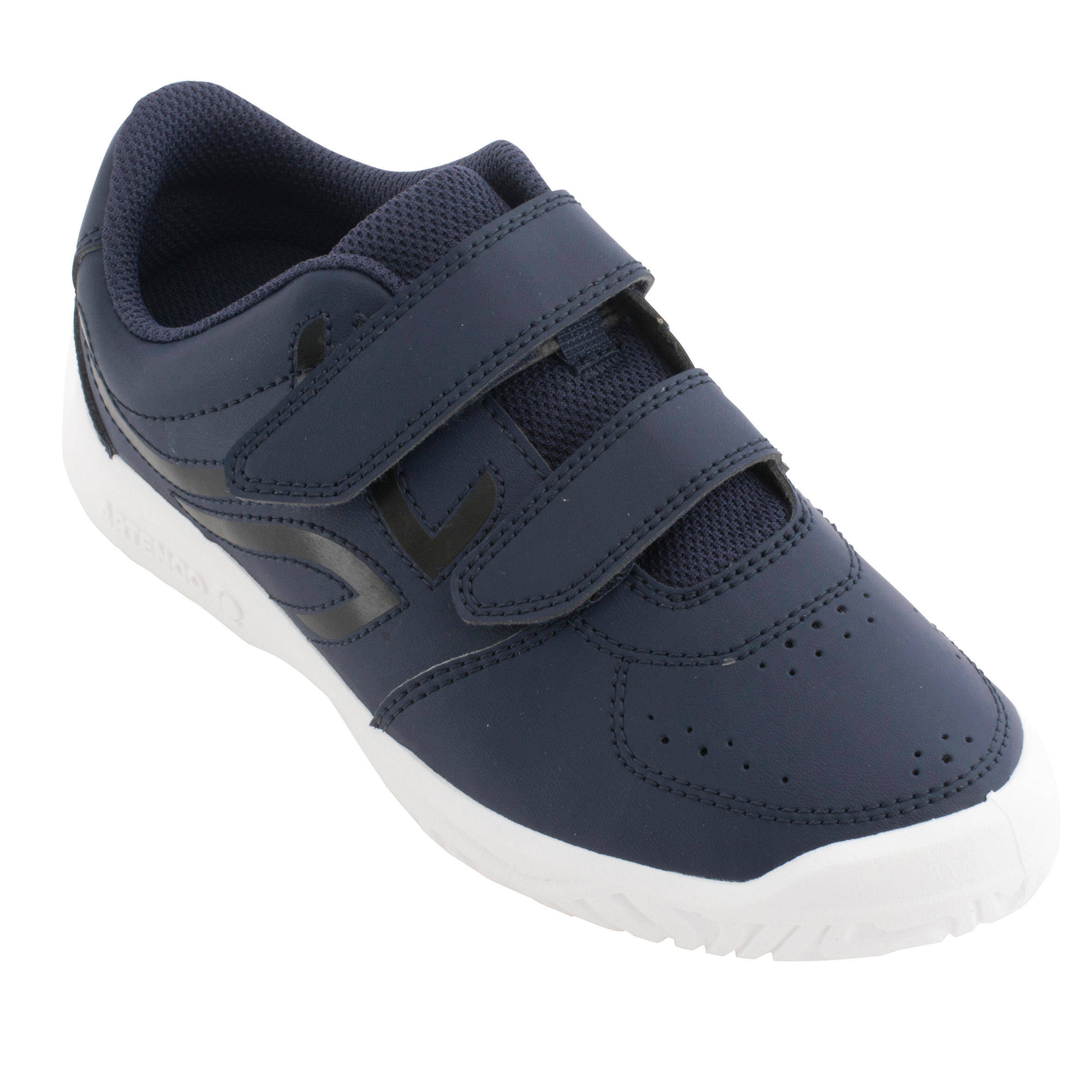Kids Tennis Non-Marking Velcro Shoe - Dark Blue -  3