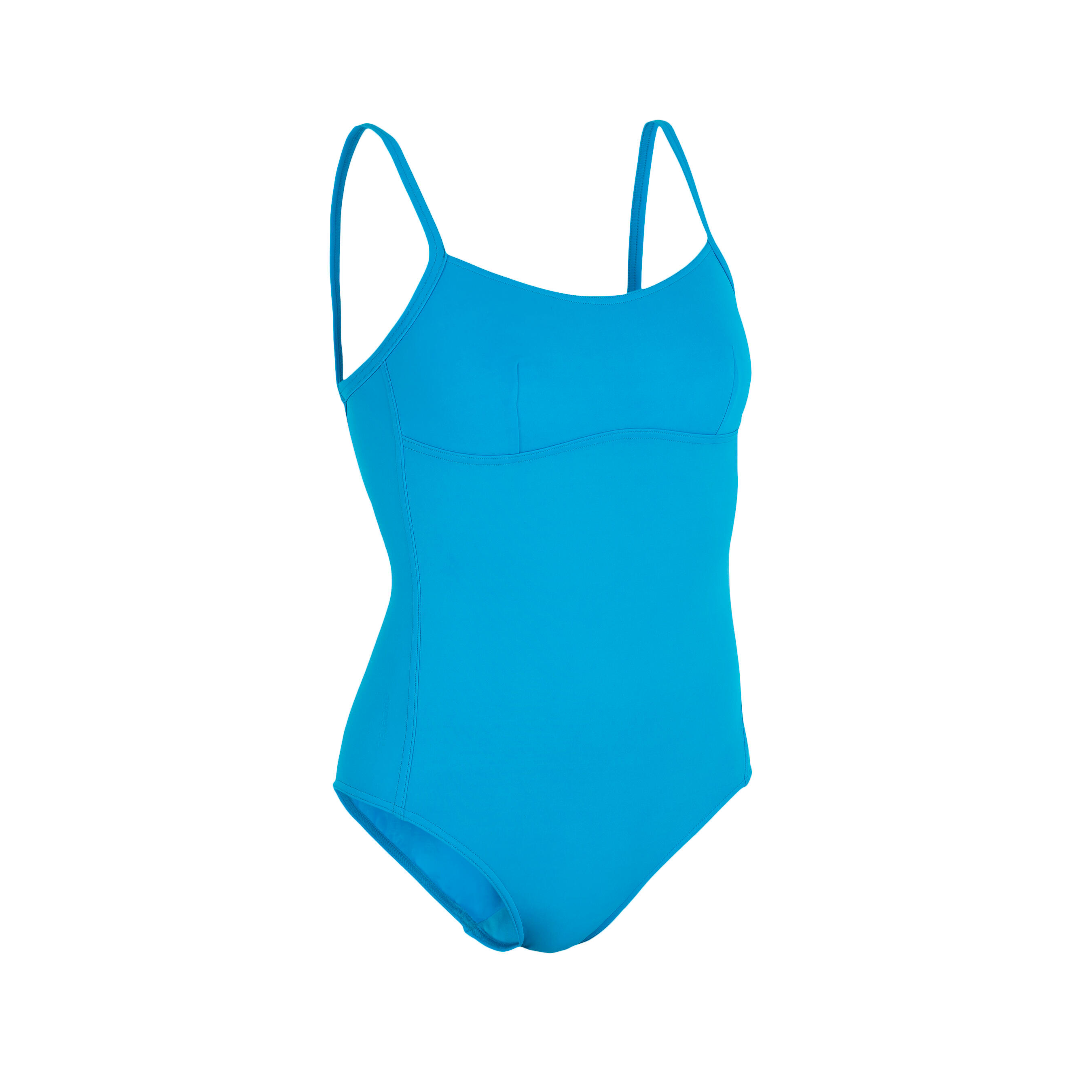 Cloe One-Piece Basic Women’s Bathing Costume H or X Back - Turquoise 3/11