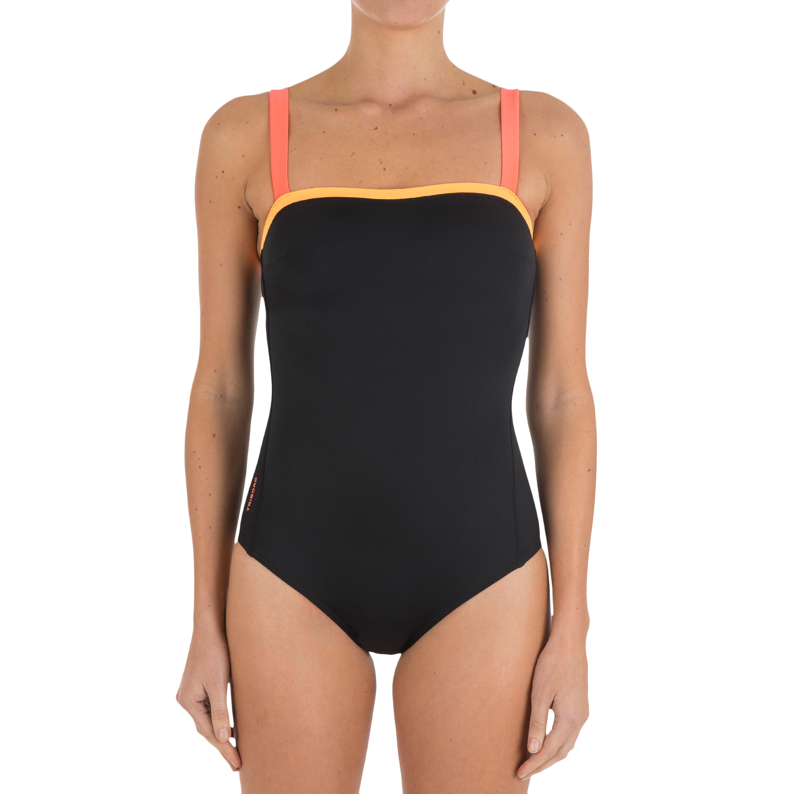 Cori Women’s One-Piece Swimsuit with Straight Neckline and Back - C16 5/12