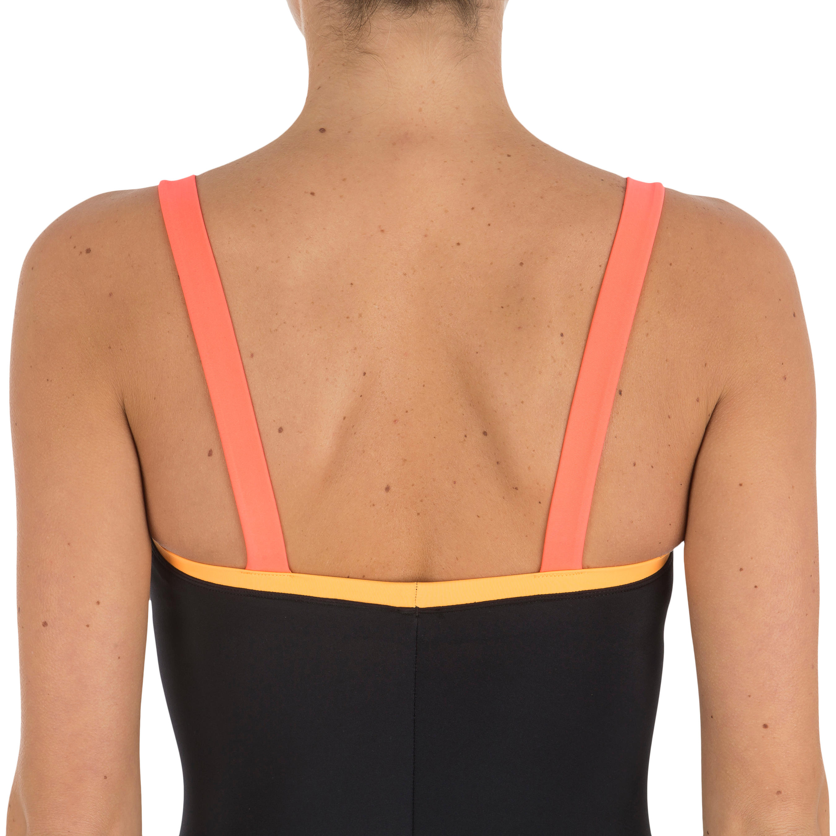 Cori Women’s One-Piece Swimsuit with Straight Neckline and Back - C16 8/12