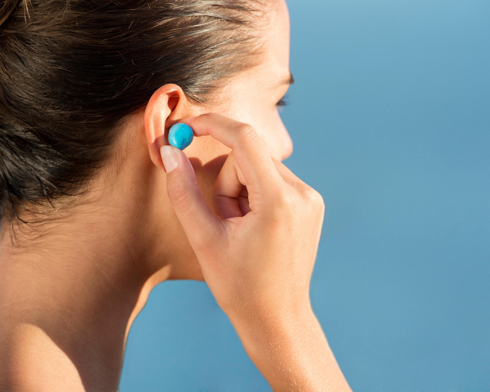 THERMOPLASTIC SWIMMING EAR PLUGS
