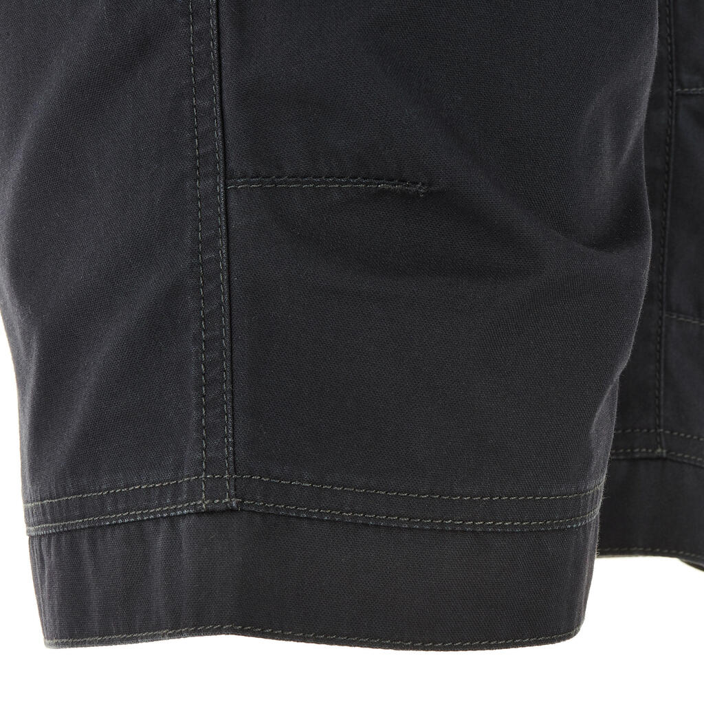 Sive muške pantalone 3/4 za planinarenje NH500