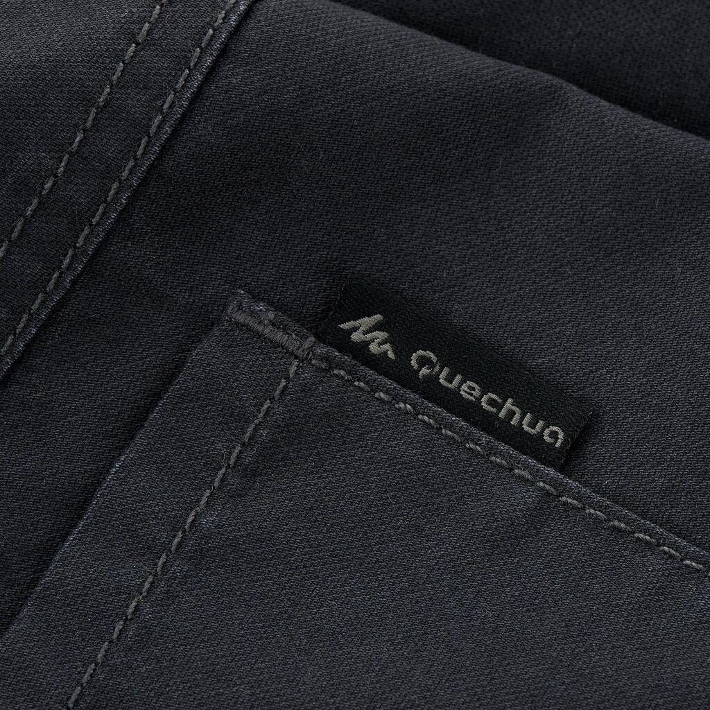 Sive muške pantalone 3/4 za planinarenje NH500