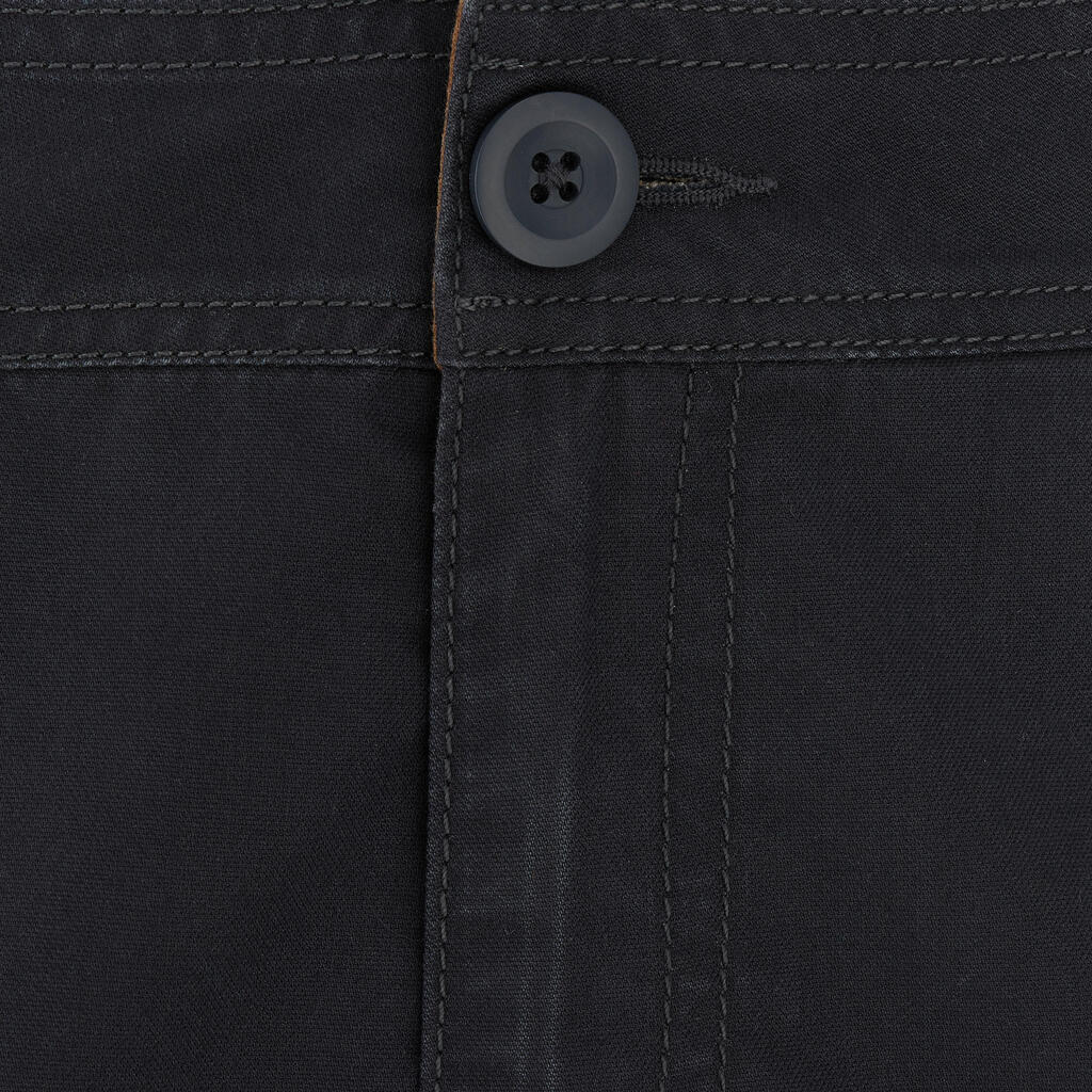Sive muške pantalone 3/4 za planinarenje NH500
