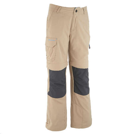 Pantalon Modulable Randonnée Garçon Hike 900 Beige