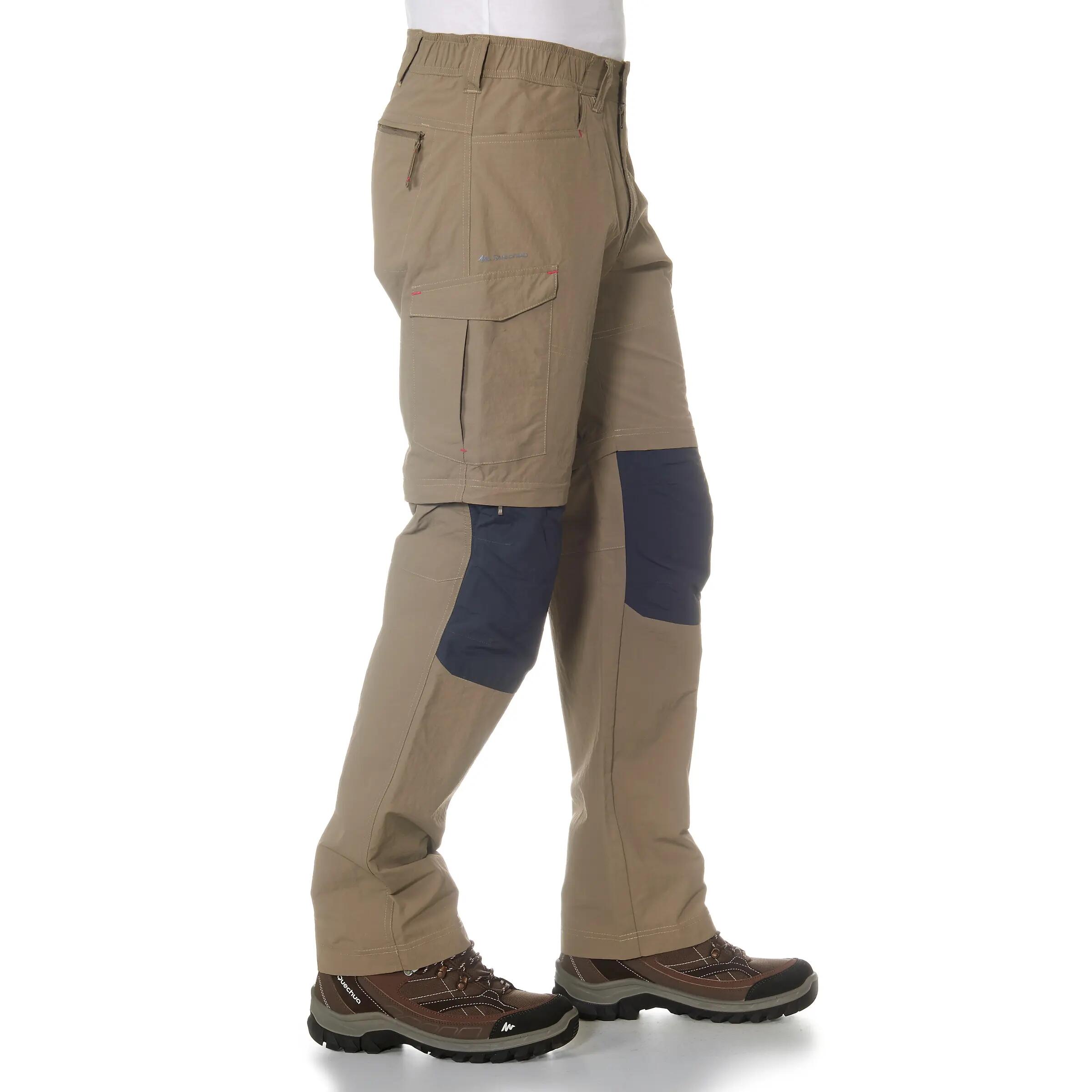 Forclaz 100 Men's Adjustable Trekking Trousers - Beige 4/21