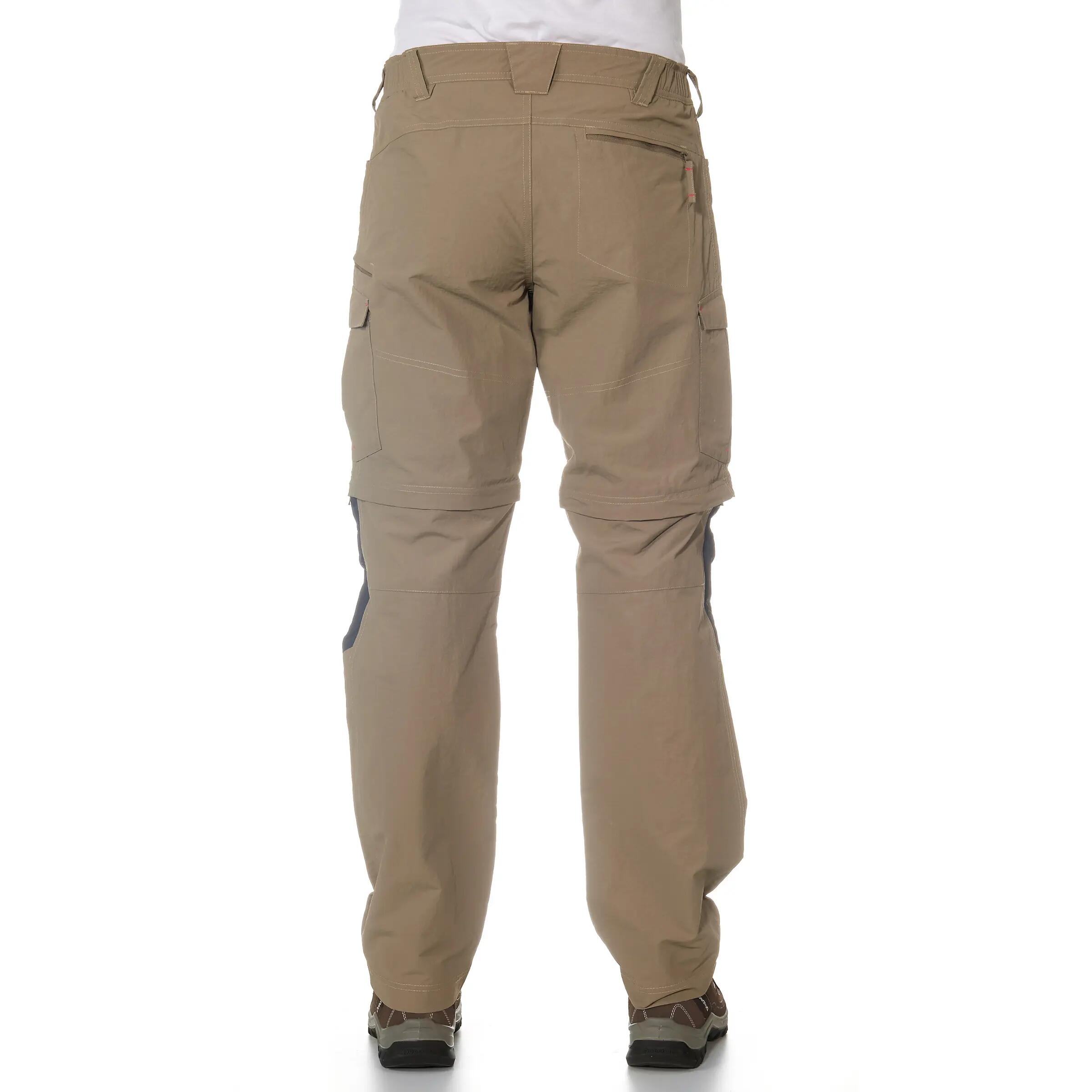 Forclaz 100 Men's Adjustable Trekking Trousers - Beige 5/21
