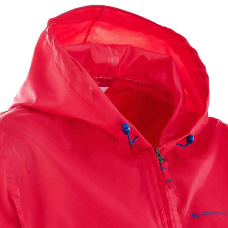 Women’s Waterproof Country Walking Rain Jacket - NH100 Raincut - Pink