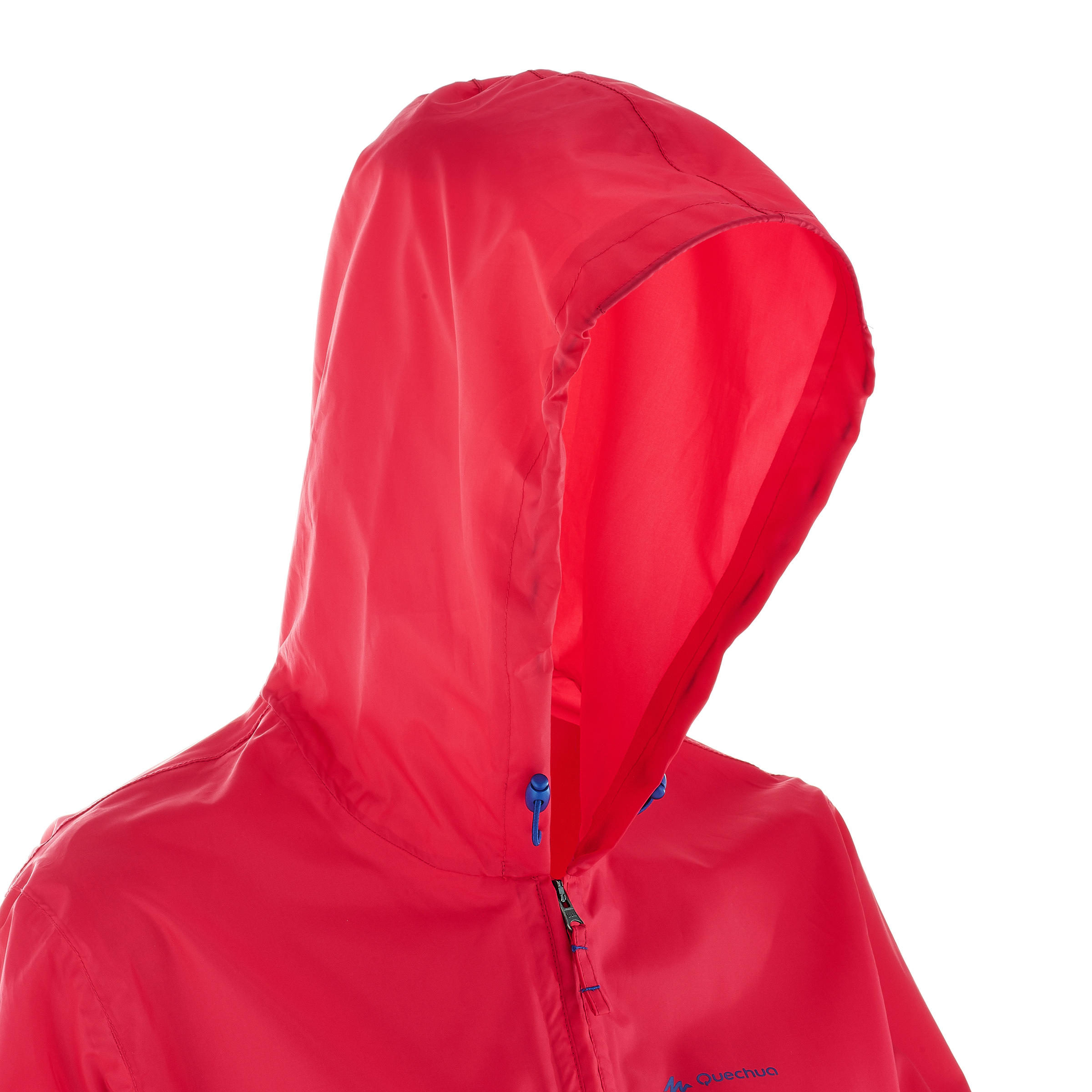 Women’s Waterproof Country Walking Rain Jacket - NH100 Raincut - Pink 8/10