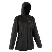 Raincut Zip women's black waterproof nature hiking jacket