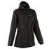 Women's raincoat (full zip) - black