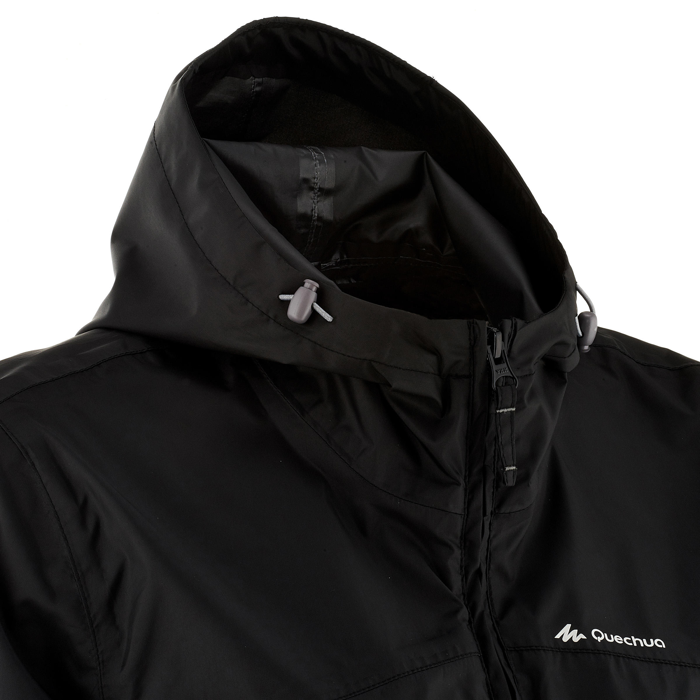 Raincut Zip women's black waterproof nature hiking jacket 8/14