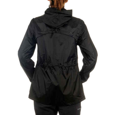 Raincut Zip women's black waterproof nature hiking jacket