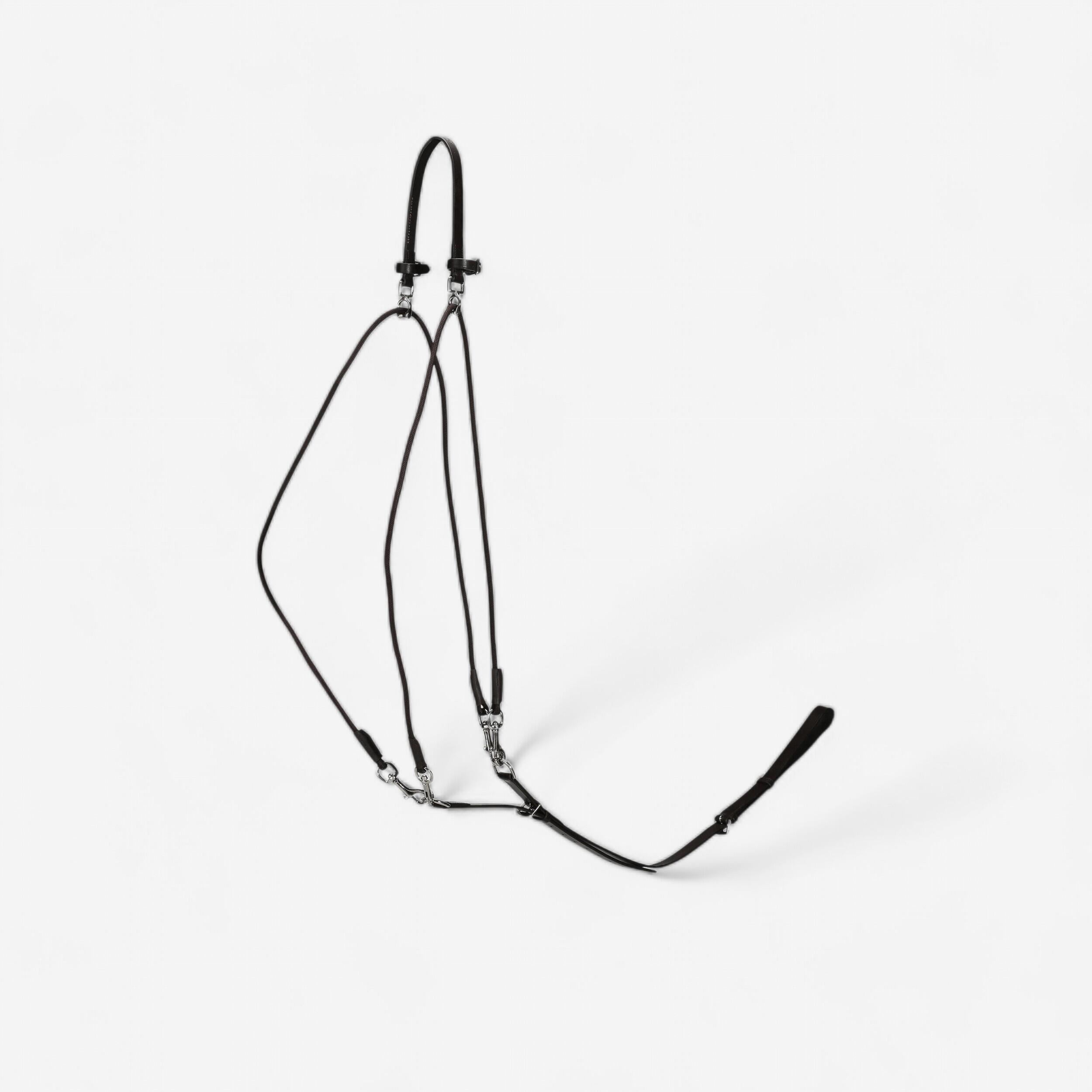 Decathlon | Gogue equitazione cavallo SCHOOLING nero |  Fouganza