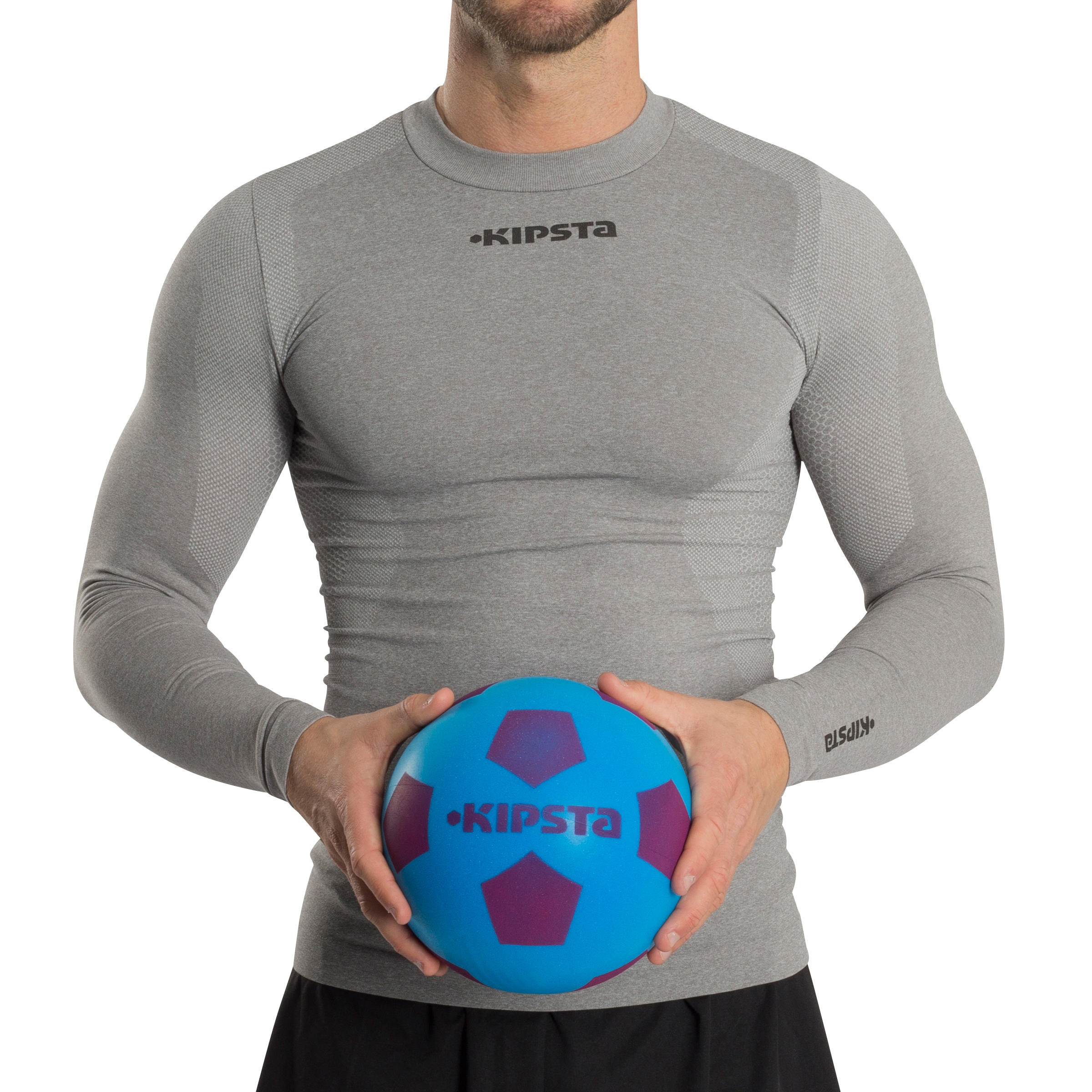 Futsal Foam Ball Size 4 - Blue 3/5