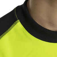 F300 Kids' Football Goalkeeper Shirt - Yellow/Black