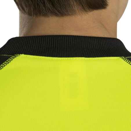 F300 Kids' Football Goalkeeper Shirt - Yellow/Black