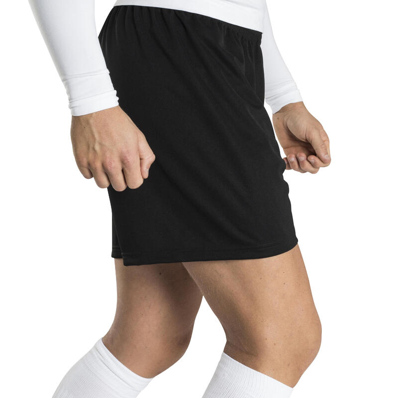 Short rugby adulte R300 noir