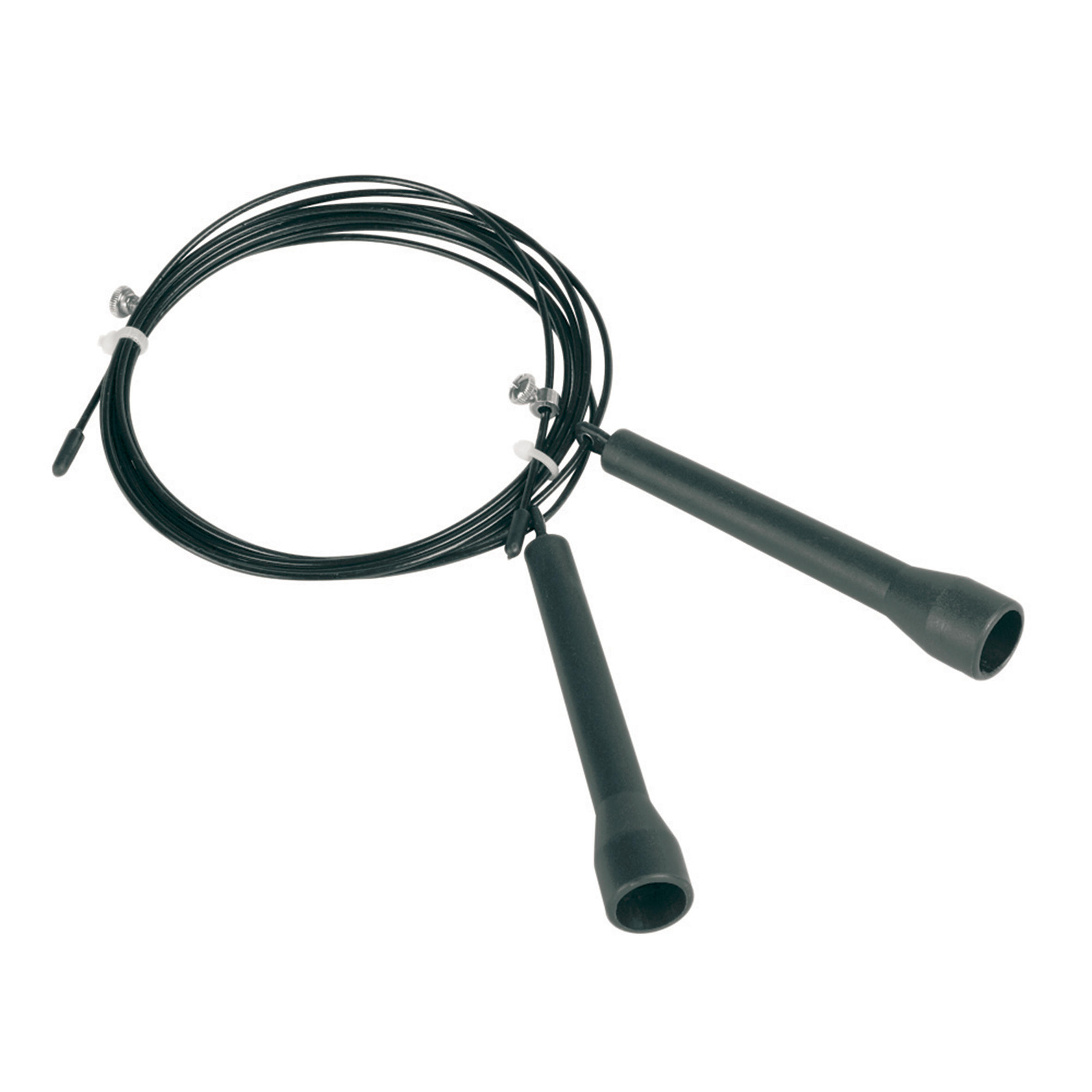 Speed Skipping Rope Black IRON GYM Decathlon