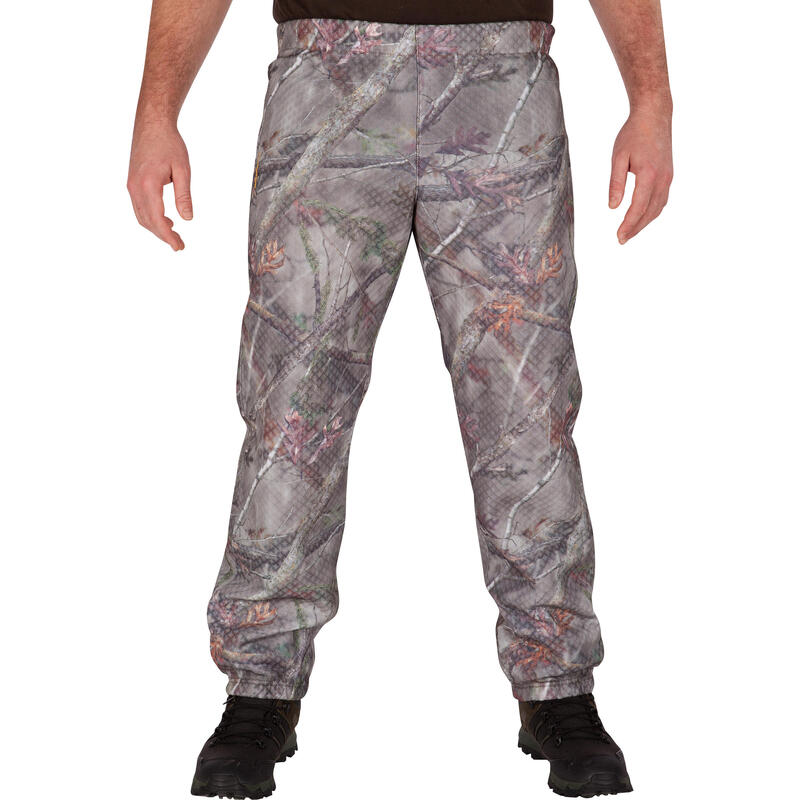 Pantalon Caza Solognac Antimosquitos Actikam-b Camuflaje Marron