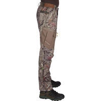 Hunting Breathable Trousers 300 - Woodland Camouflage