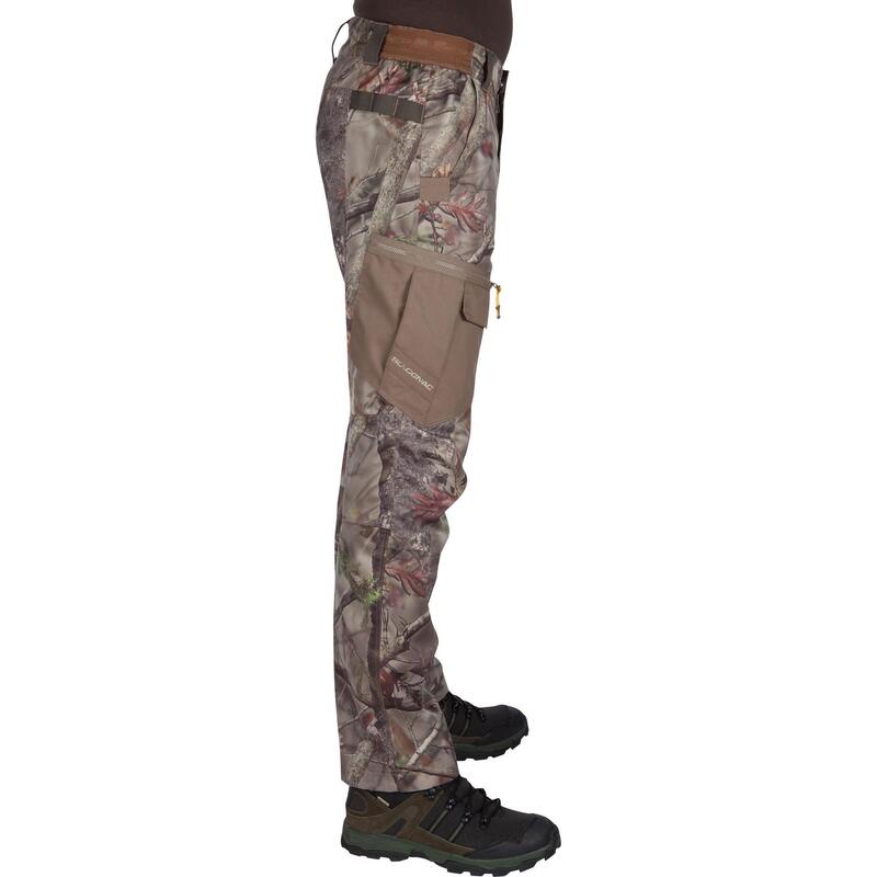 PANTALON CHASSE 500 RESPIRANT CAMOUFLAGE FORET