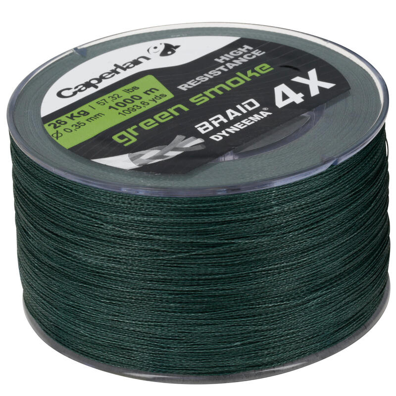 TRESSE DE PÊCHE BRAID 4X GREENSMOKE 1000 M