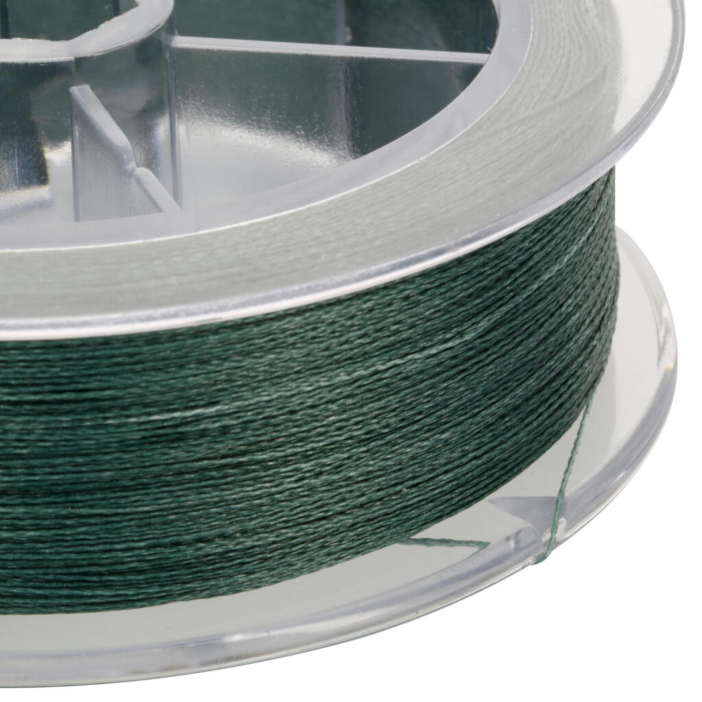 TRENZA DE PESCA BRAID 4 X GREEN SMOKE 300 m.