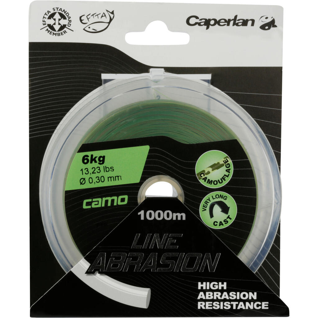 LINE ABRASION CAMO 1000 M CARP FISHING LINE