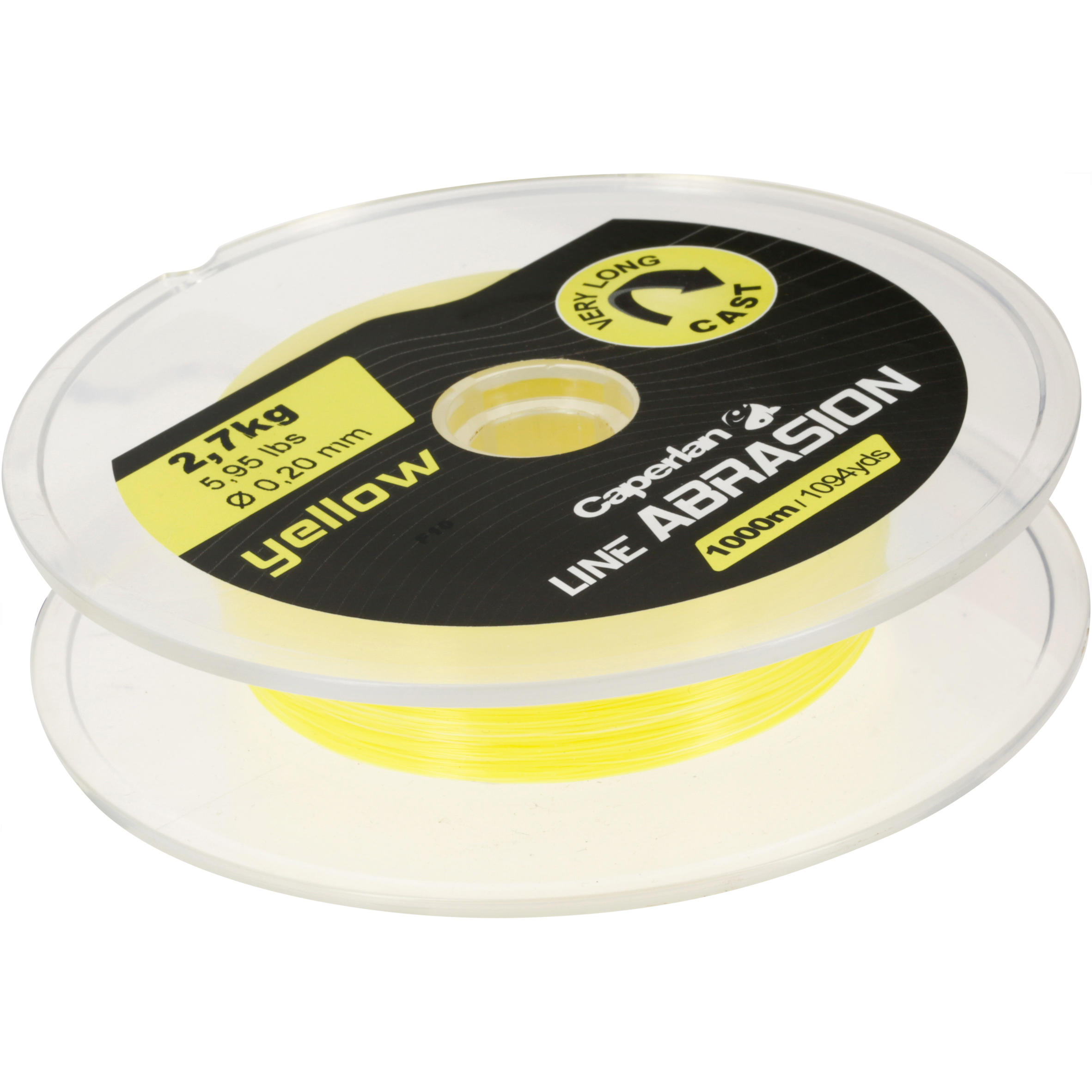 Fishing line abrasion yellow 1000m