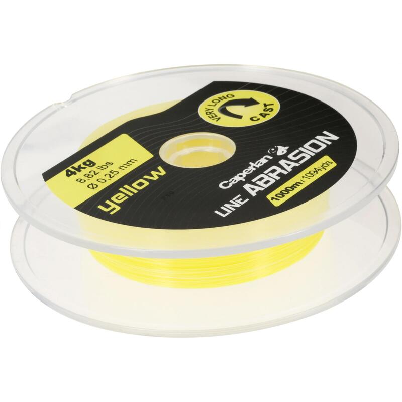 Fil de pêche line abrasion yellow 1000m