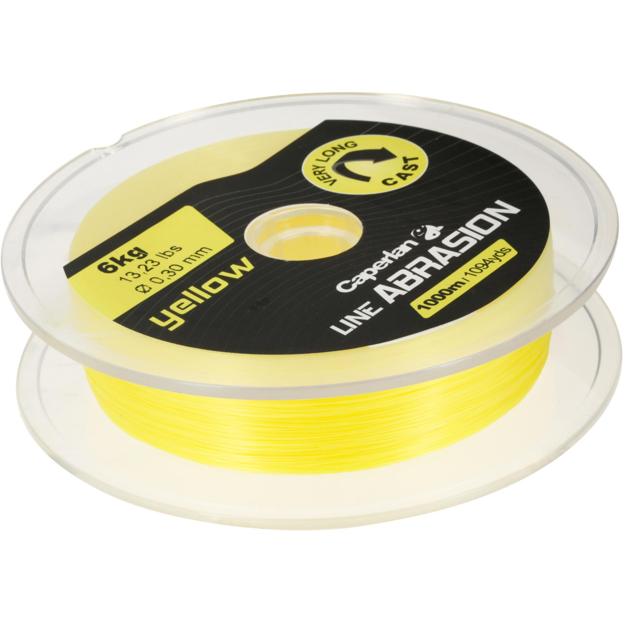 Fishing line abrasion yellow 1000m