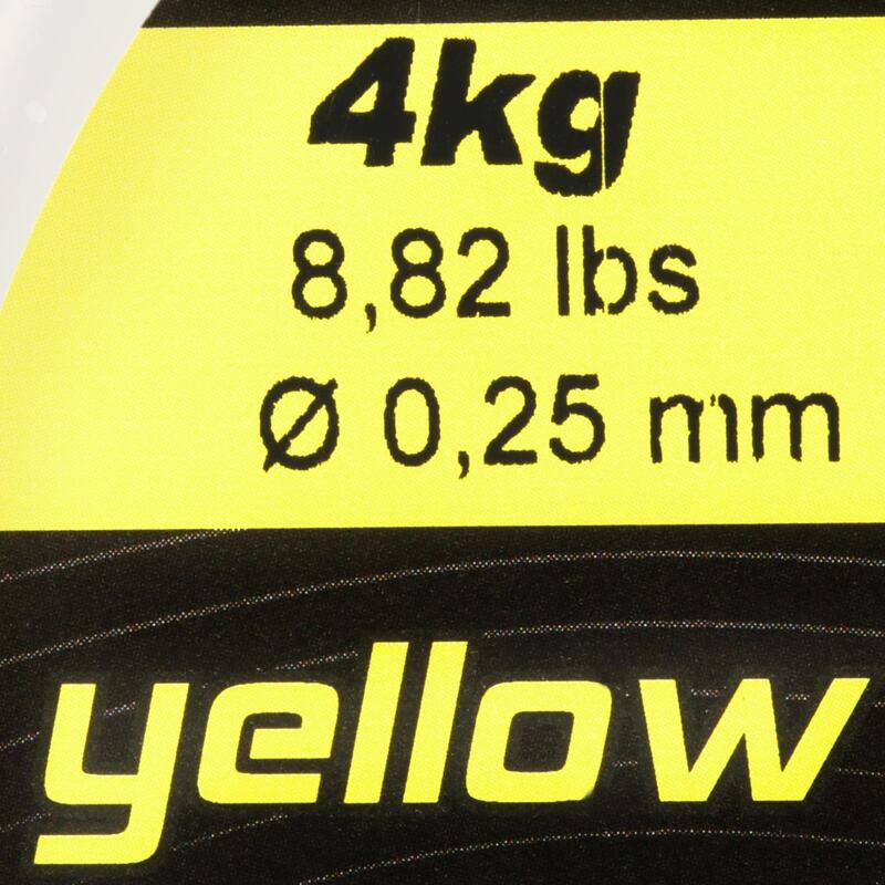 Fil de pêche line abrasion yellow 1000m