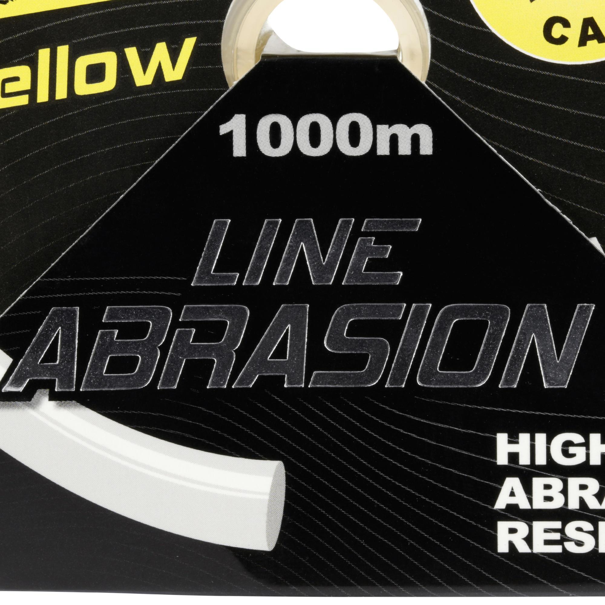 Fishing line abrasion yellow 1000m