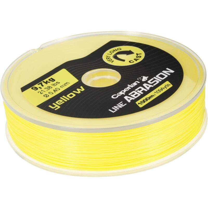 Sedal de pesca line abrasion yellow 1000 m