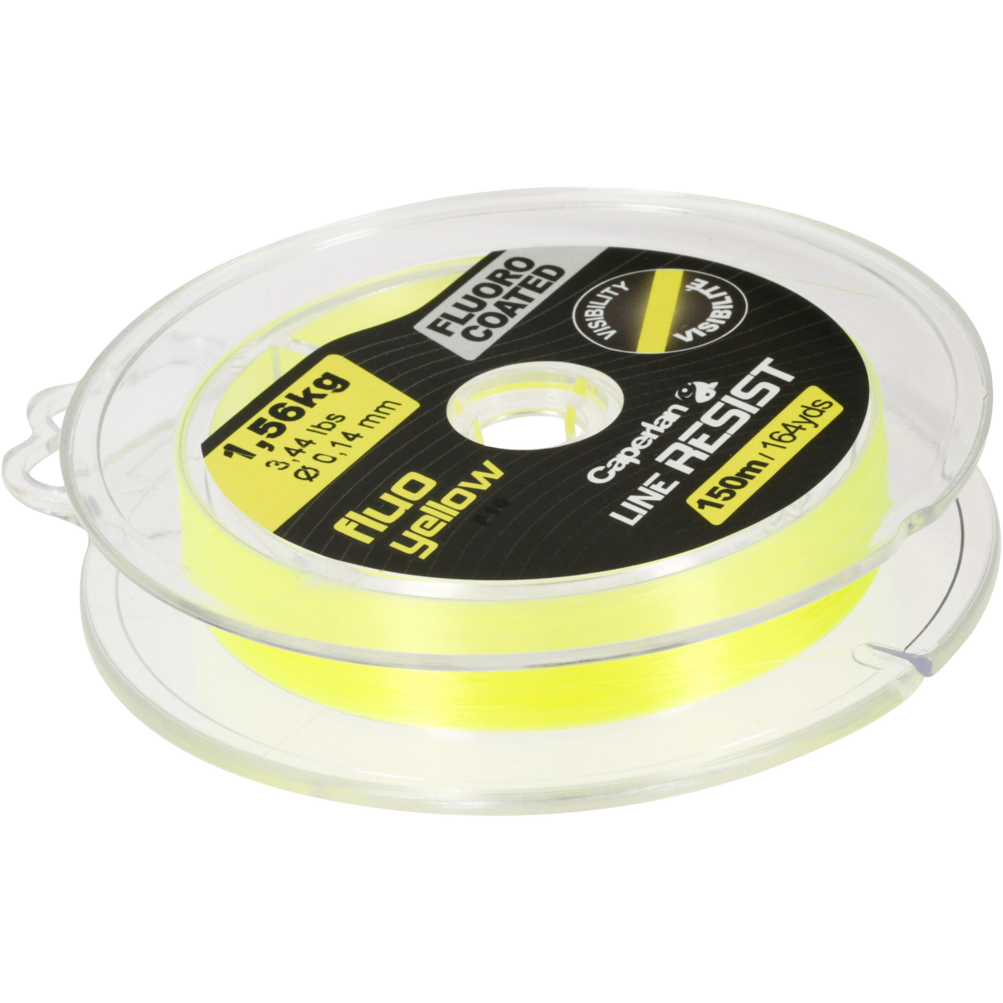 RESIST LINE FLUO YELLOW 150 M FISHING LINE Caperlan