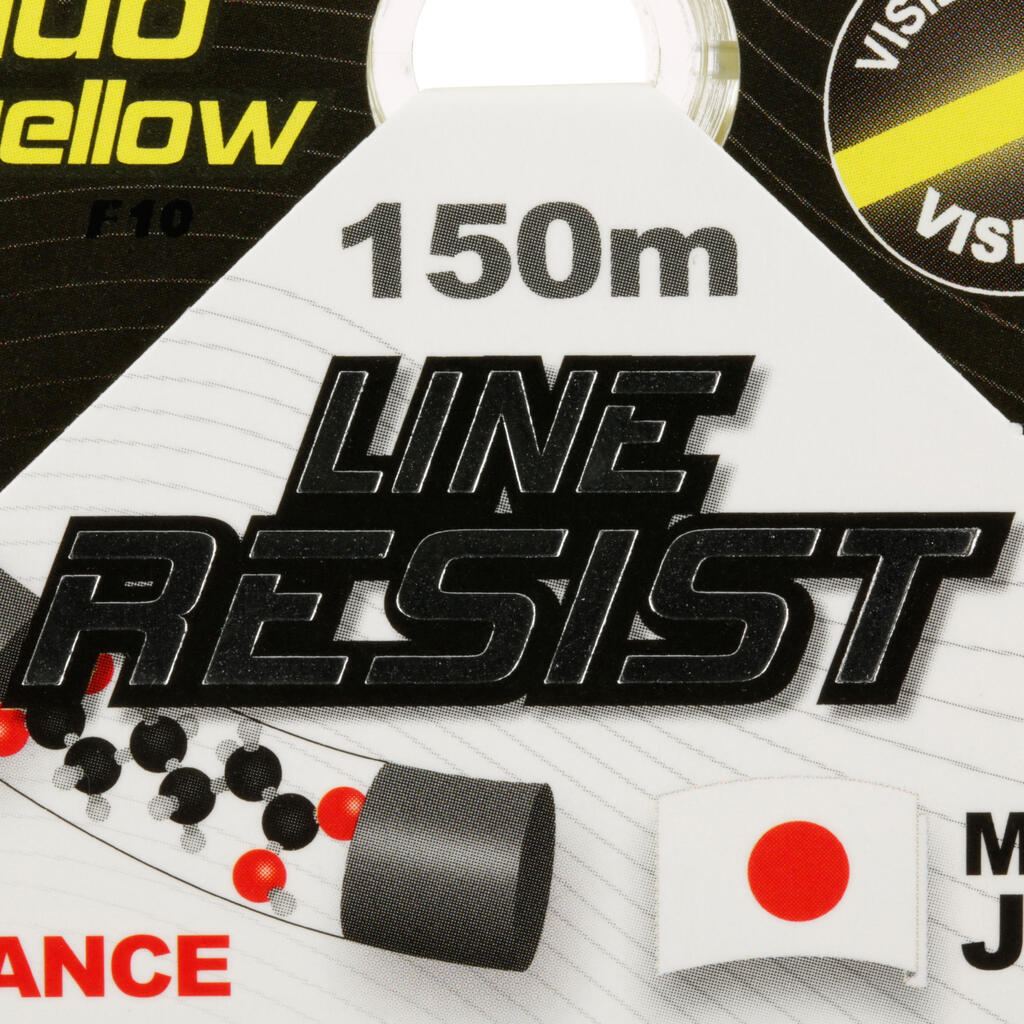 RESIST LINE FLUO YELLOW 150 M FISHING LINE