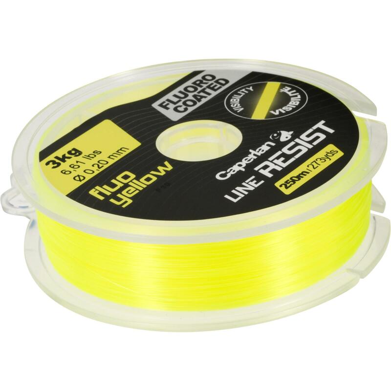 FIL DE PÊCHE LINE RESIST FLUO YELLOW 250 M