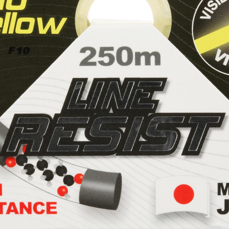 FIL DE PÊCHE LINE RESIST FLUO YELLOW 250 M