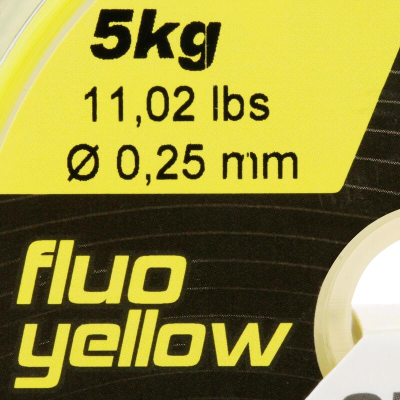 FIL DE PÊCHE LINE RESIST FLUO YELLOW 250 M