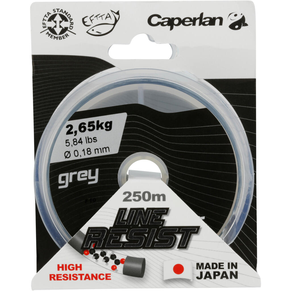 Angelschnur Line Resist Grey 250 m
