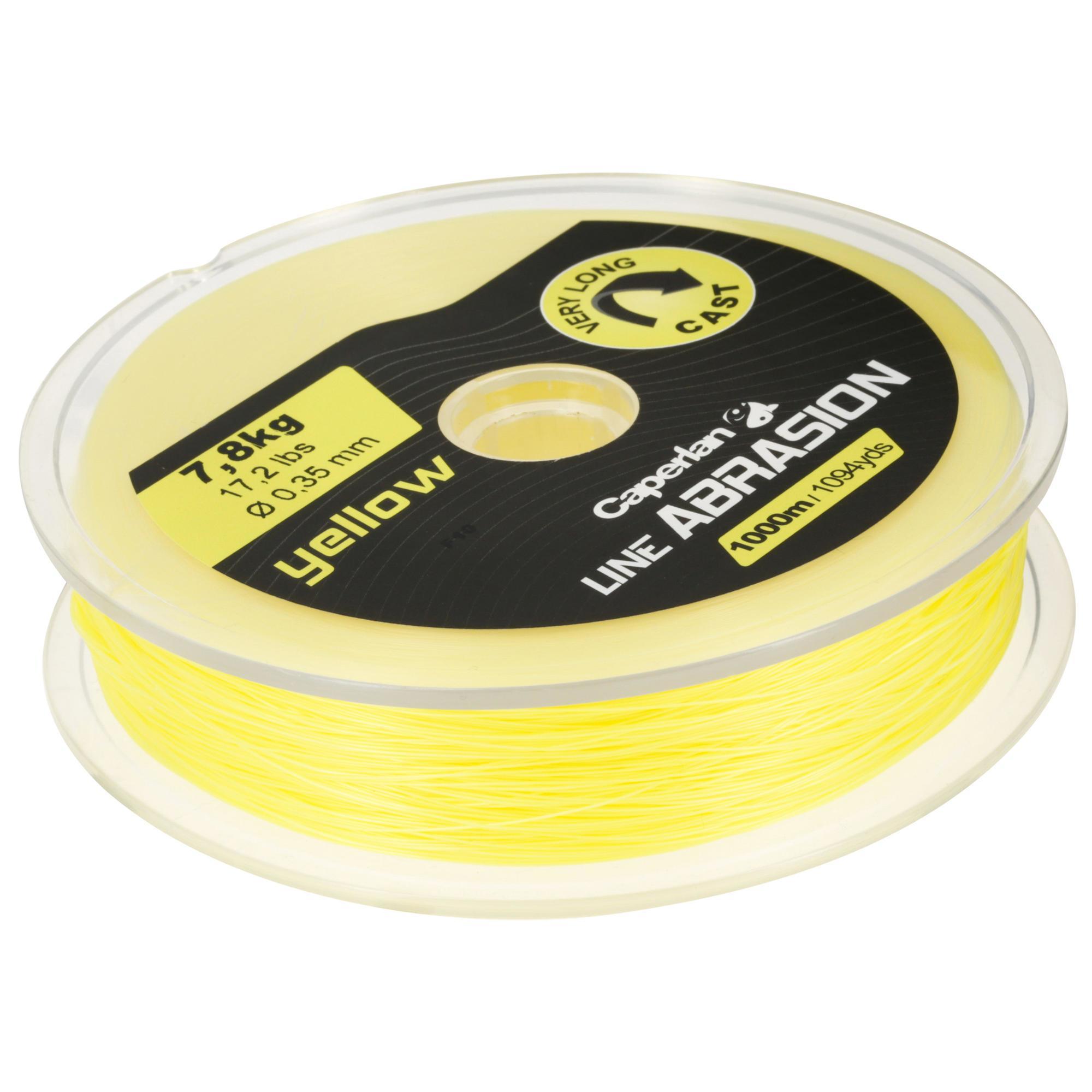 Fishing line abrasion yellow 1000m