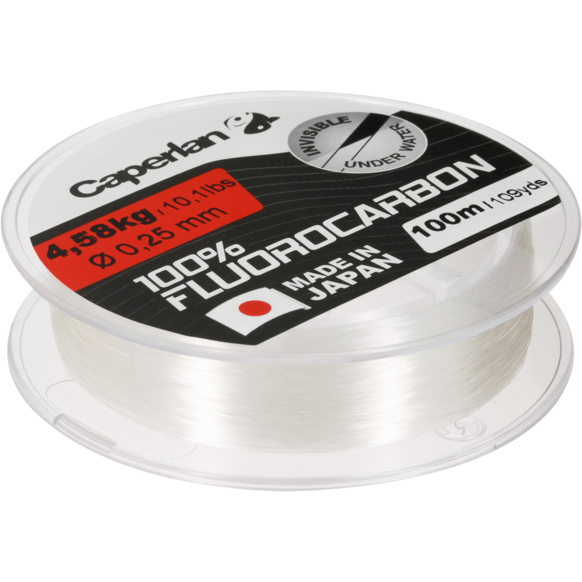Triple Fish Fluorocarbon Leader  40 Lb Test Angelschnur, 100 Yd, Klar,  Abrasionsfest, Schneller Sinkraten