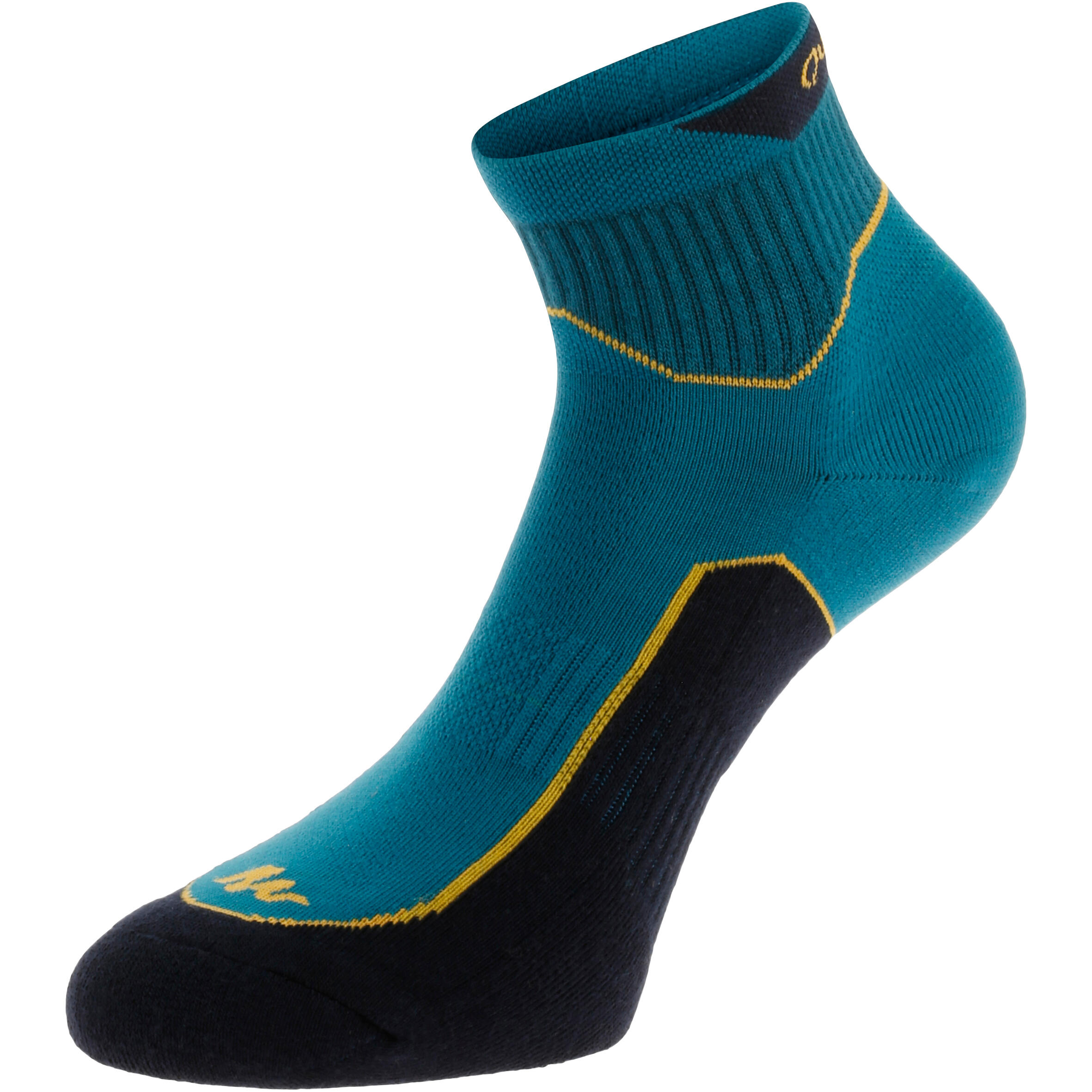 2 pairs of adult’s medium Arpenaz 100 hiking socks - Blue 3/7