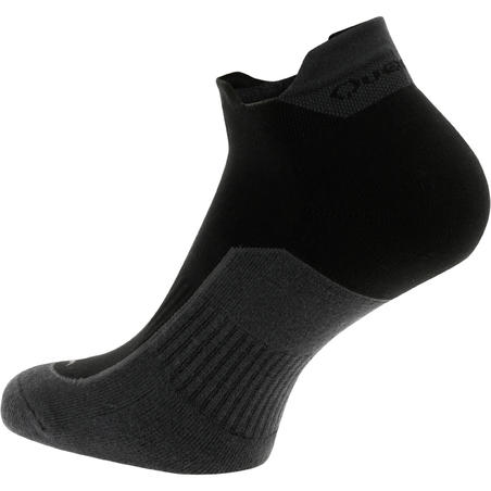 Country walking socks - NH500 Low - X2 pairs - black