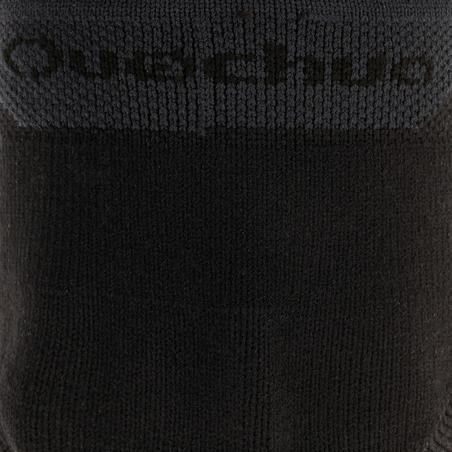 NH500 Country Walking Socks Low x 2 Pairs - Black