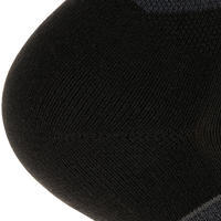 Country walking socks - NH500 Low - X2 pairs - black