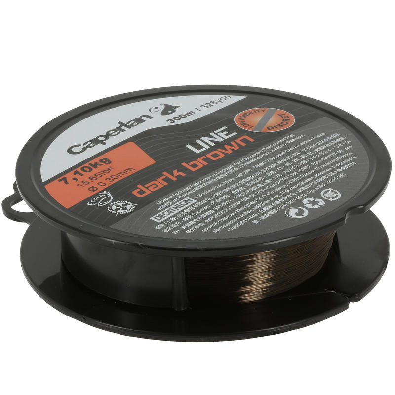FIL DE PÊCHE POUR LA CARPE LINE DARK BROWN 300 M FIL DE PÊCHE POUR LA CARPE LINE DARK BROWN 300 M