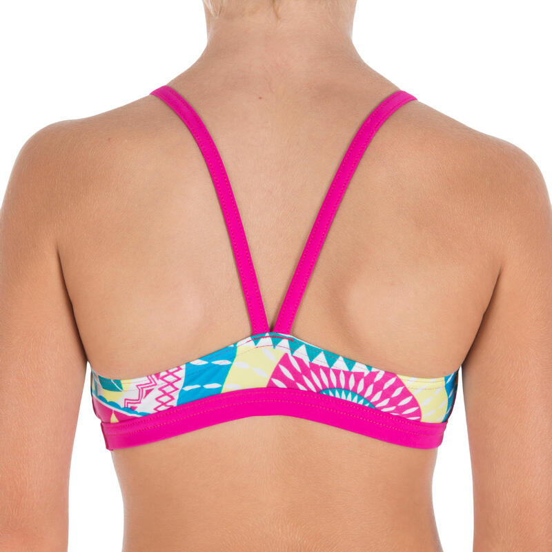 Maillot de bain de natation fille deux pièce Riana All Kali Rose